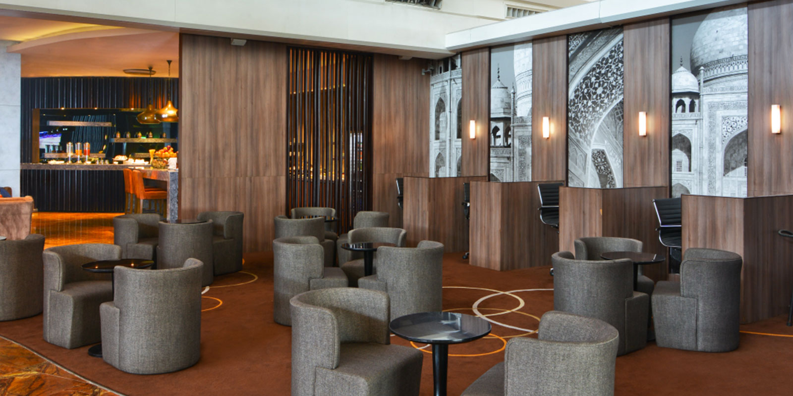 Plaza Premium Lounge Plaza Premium Lounge Domestic Departures Terminal 3 Dtc bus service from 7 am till 1030 pm. plaza premium lounge plaza premium