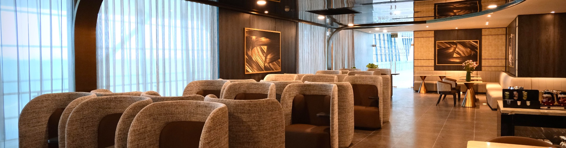 The SENS Business Lounge (國內航線，第三航站樓出發層)